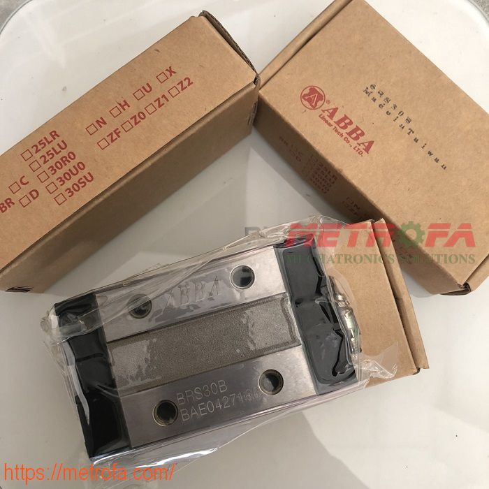 Cụm con trượt và thanh ray trượt ABBA trong cơ khí chế tạo máy
