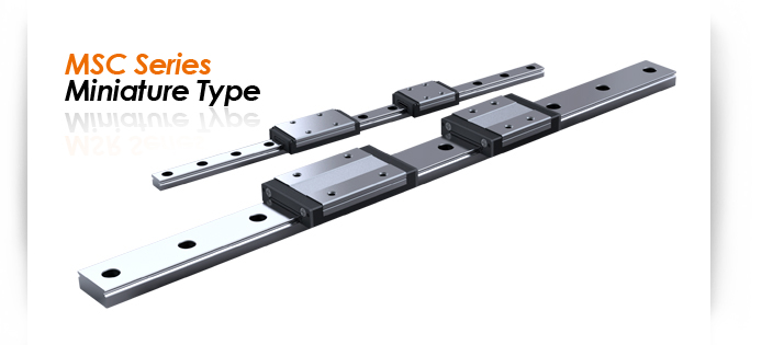 Tổng quan cấu tạo con trượt vuông siêu nhỏ PMI MSC Series Miniature Type