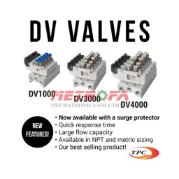 Van điện từ khí nén TPC Series DV1000, DV3000, DV4000